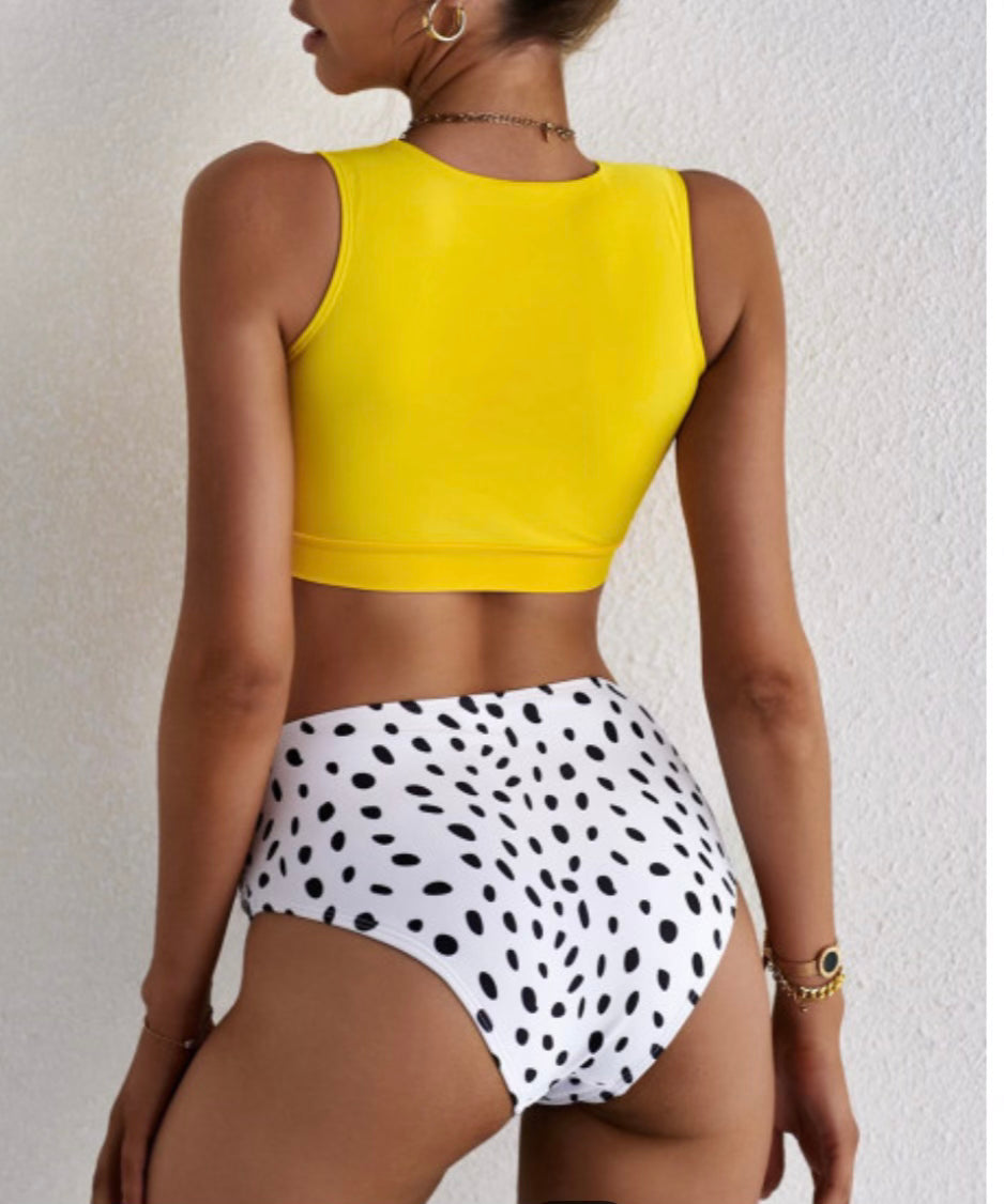 The Sunset Bumblebee Two Piece Swimsuit